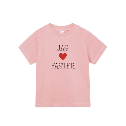Barn t-shirt "Jag älskar faster"