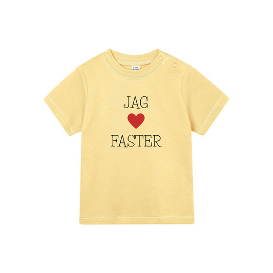 Barn t-shirt "Jag älskar faster"