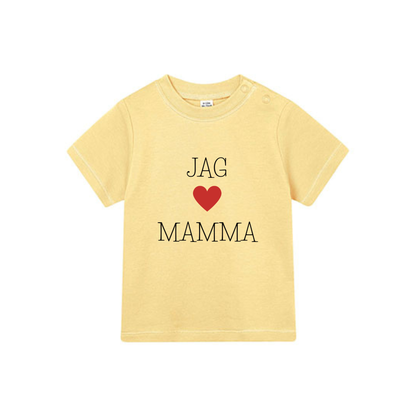 Barn t-shirt "Jag älskar mamma"