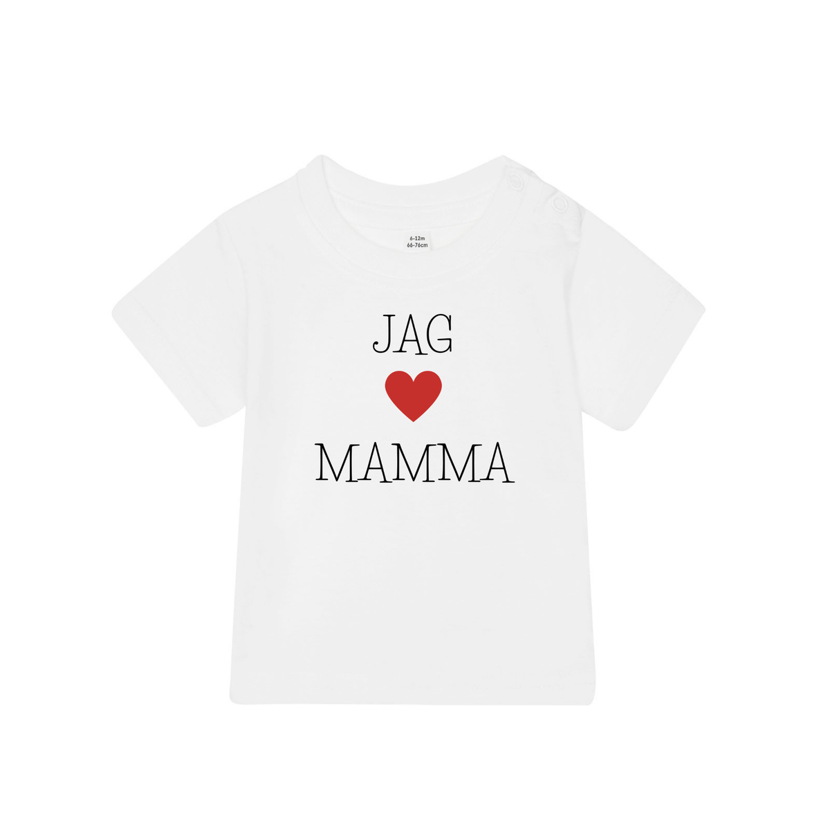 Barn t-shirt "Jag älskar mamma"