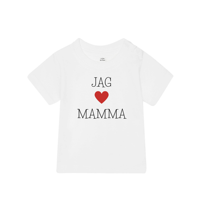 Barn t-shirt "Jag älskar mamma"