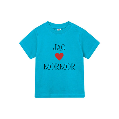 Barn t-shirt "Jag älskar mormor"
