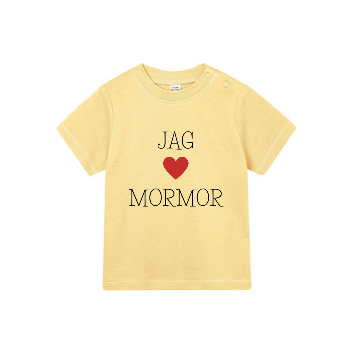 Barn t-shirt "Jag älskar mormor"
