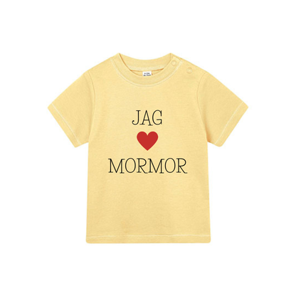 Barn t-shirt "Jag älskar mormor"
